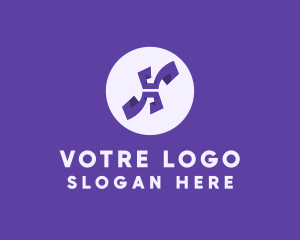 Generic - Violet Letter H logo design