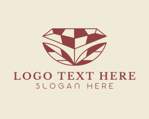 High End - Nature Crystal Diamond logo design