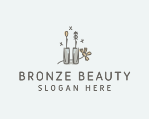 Mascara Beauty Cosmetics logo design