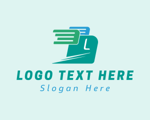 Forwarding - Wing Box Delivery logo design