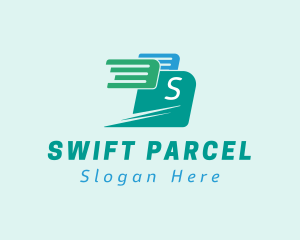 Parcel - Wing Box Delivery logo design