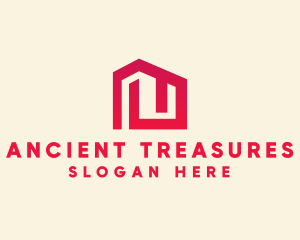 Red Maze House  logo design