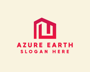 Red Maze House  logo design