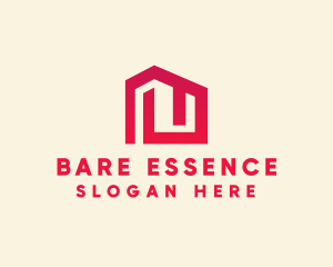 Red Maze House  logo design