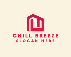 Red Maze House  logo design