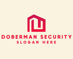 Red Maze House  logo design