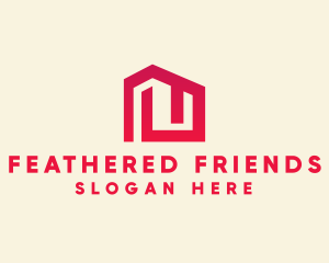 Red Maze House  logo design