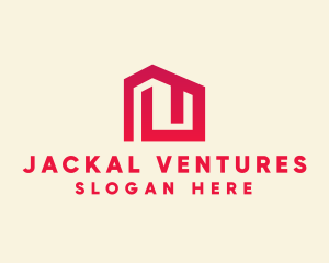 Red Maze House  logo design