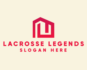 Red Maze House  logo design