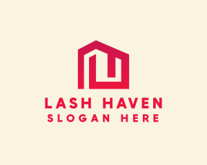 Red Maze House  logo design