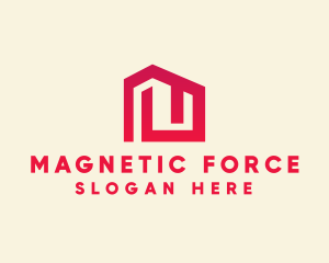 Red Maze House  logo design