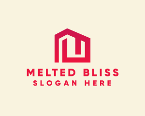 Red Maze House  logo design