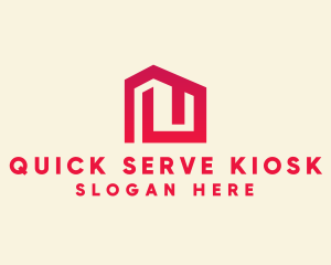 Red Maze House  logo design