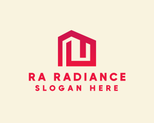 Red Maze House  logo design