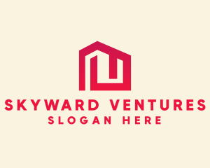 Red Maze House  logo design