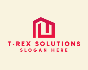 Red Maze House  logo design