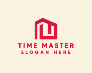 Red Maze House  logo design