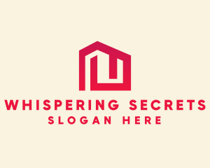 Red Maze House  logo design