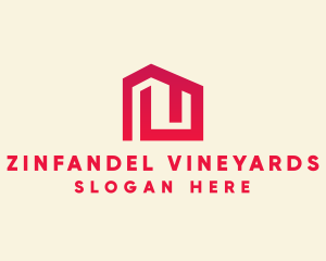 Red Maze House  logo design