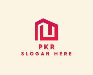 Red Maze House  logo design