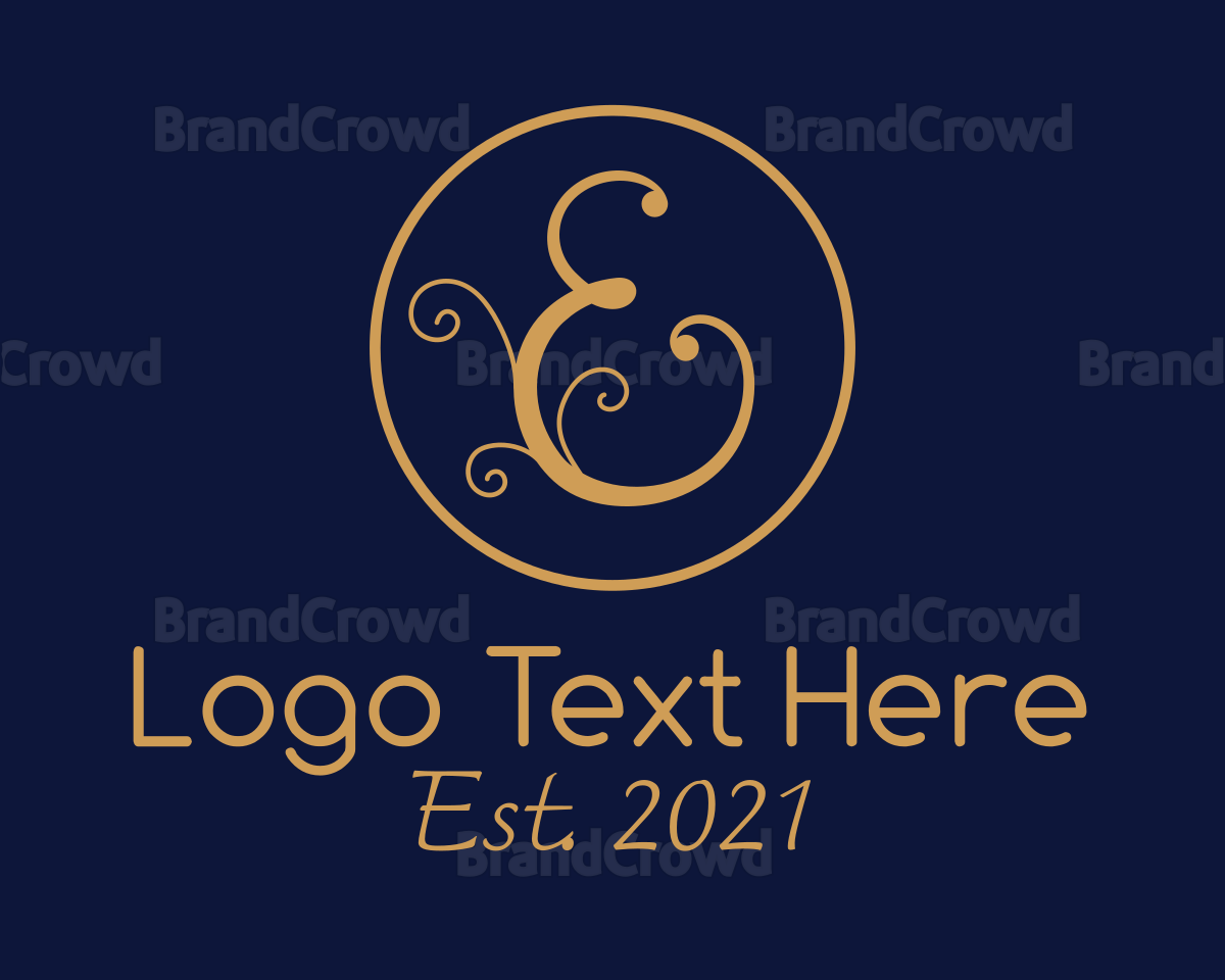 Elegant Letter E Logo