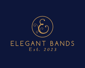 Elegant Letter E logo design