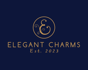 Elegant Letter E logo design