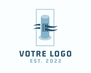 Air - Air Purifier Ventilation logo design