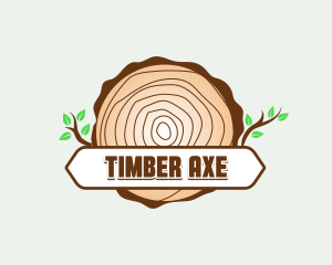 Tree Lumber Trunk logo design