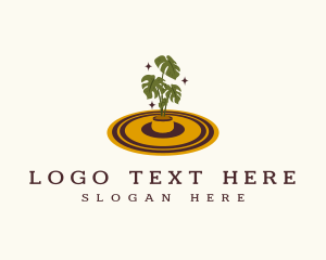 Houseplant - Plant Decor Carpet logo design
