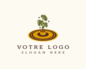 Houseplant - Plant Decor Carpet logo design