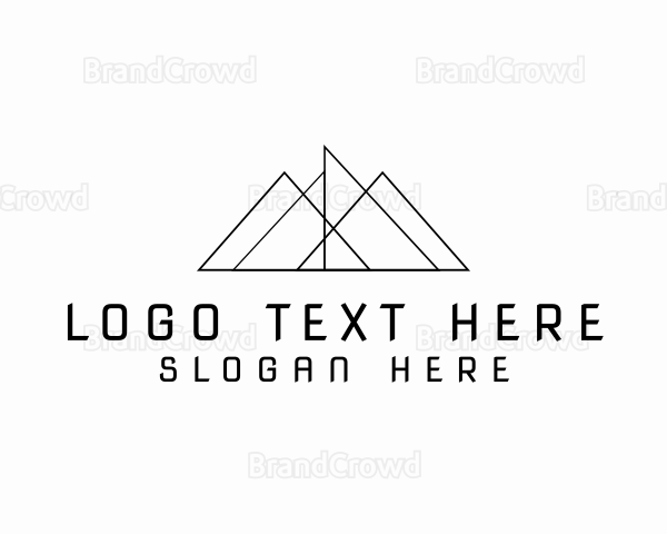 Minimalist Business Mountain Logo