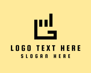 Sign Language - Generic Hand Letter G logo design