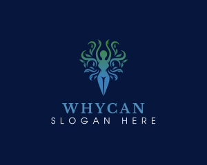 Woman Tree Yoga Logo