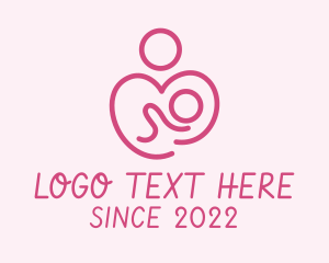 Baby - Mother Love Infant logo design