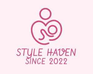 Son - Mother Love Infant logo design