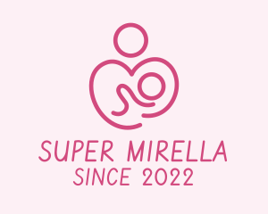 Breastfeeding - Mother Love Infant logo design