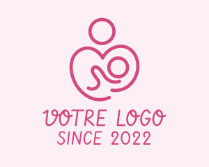 Midwife - Mother Love Infant logo design
