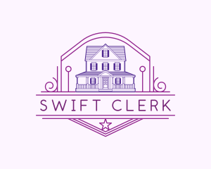 Residential Mansion Property Logo