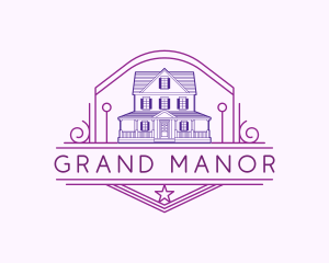 Residential Mansion Property logo design