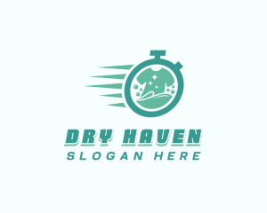 Fast Washing Laundromat  logo design