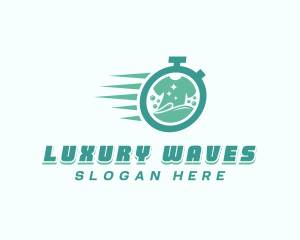 Fast Washing Laundromat  logo design