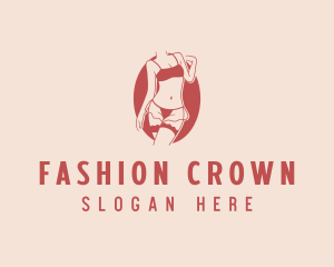 Woman Fashion Lingerie logo design