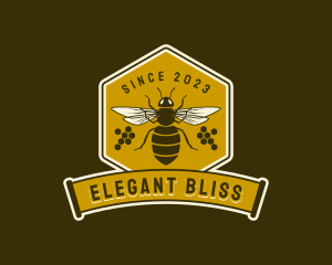  Honey Beehive Apiary Logo