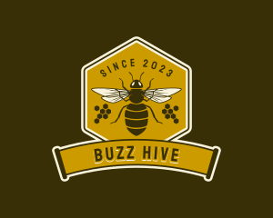  Honey Beehive Apiary logo design