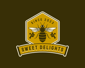  Honey Beehive Apiary logo design