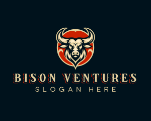 Bull Cattle Beef logo design