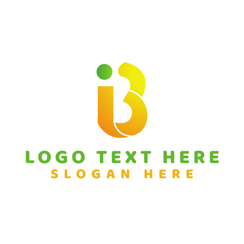 Yellow Letter IB Monogram Logo | BrandCrowd Logo Maker | BrandCrowd