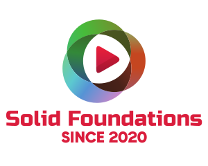 Play - Colorful Multimedia Streamer logo design