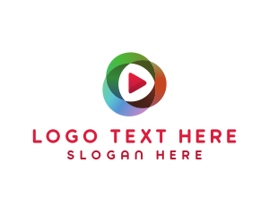 Youtube Vlogger - Colorful Multimedia Streamer logo design
